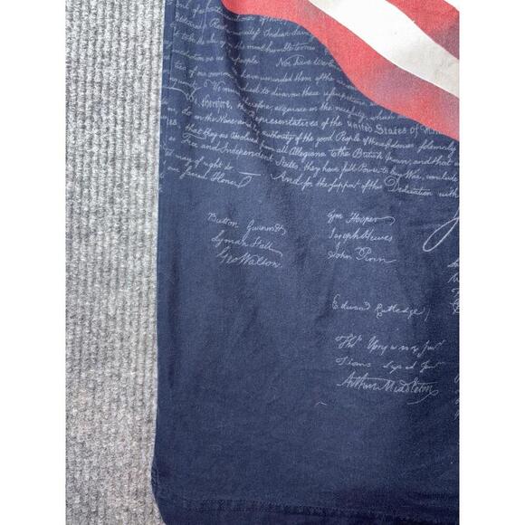 Men's Cotton Traders Sport American Flag Constitution Short Sleeve Polo Size XL - Picture 13 of 15